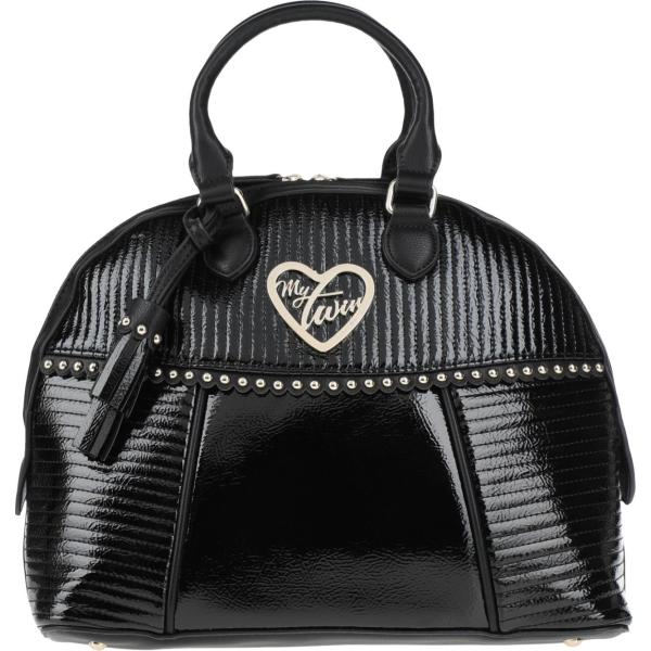 Borsa a mano da donna in nero con zip in poliestere My Twin Twinset | Bantoa