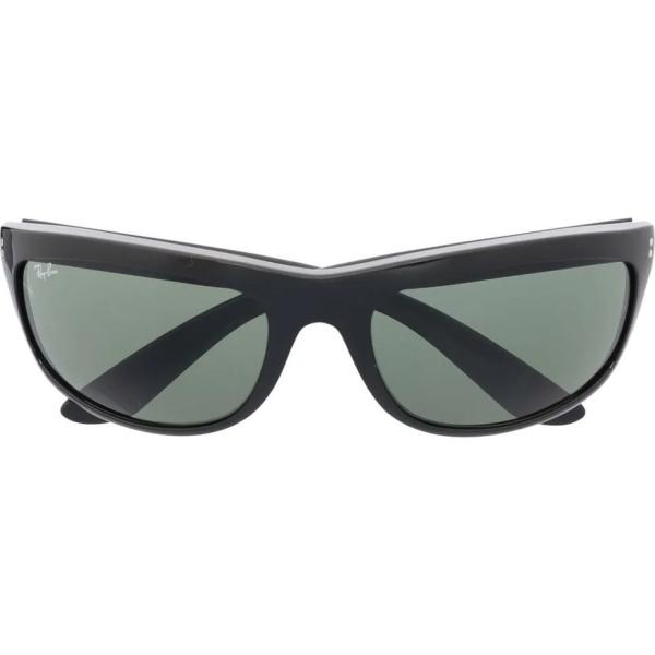 Occhiali da sole da uomo in nero a punta in acetato Ray-Ban | Bantoa