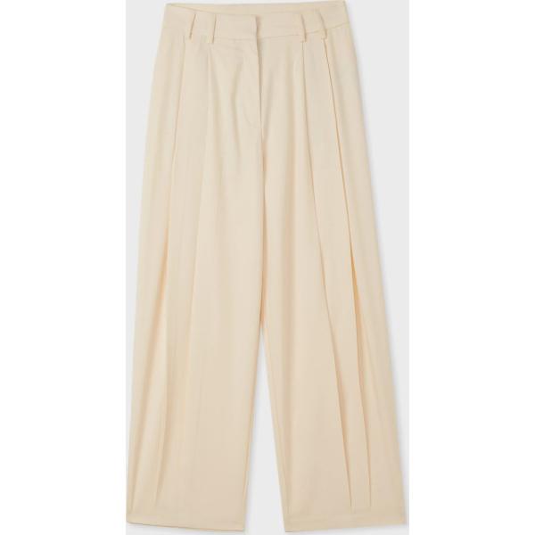 Pantaloni a palazzo da donna in panna lungo Calliope | Bantoa