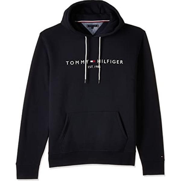 Sudadera con capucha hombre azul claro cuello con capucha Tommy Hilfiger |  Bantoa