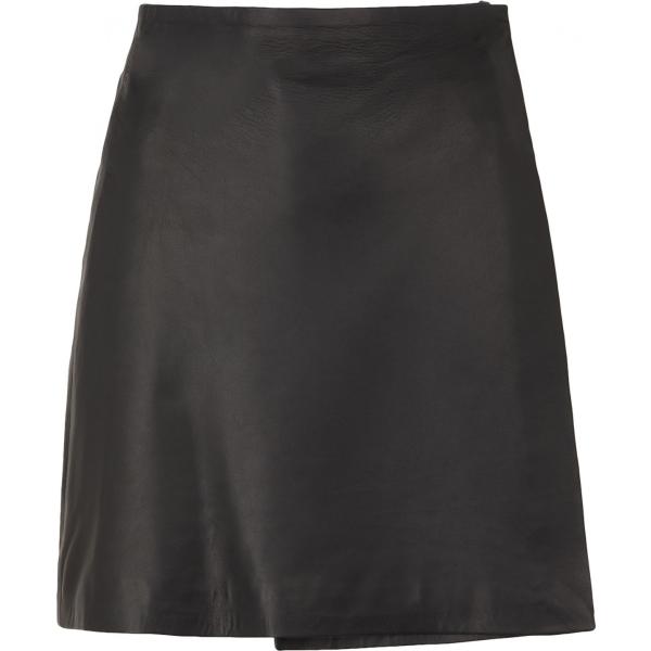 Minigonna da donna in nero corto in pelle 8 By Yoox | Bantoa