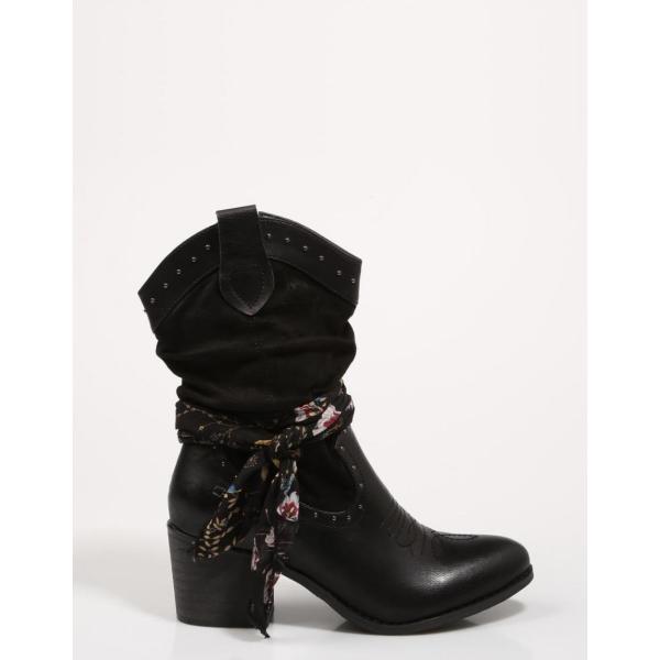 Botines mujer negro con diseños Chika10 | Bantoa