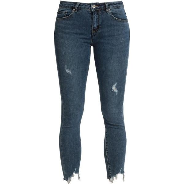 Jeans skinny da donna con frange in denim Farfallina | Bantoa