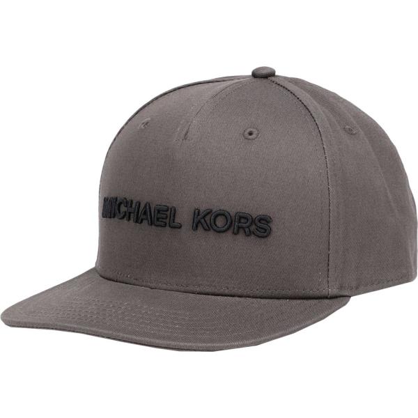 Cappello con visiera da uomo in grigio in cotone Michael Kors Mens | Bantoa