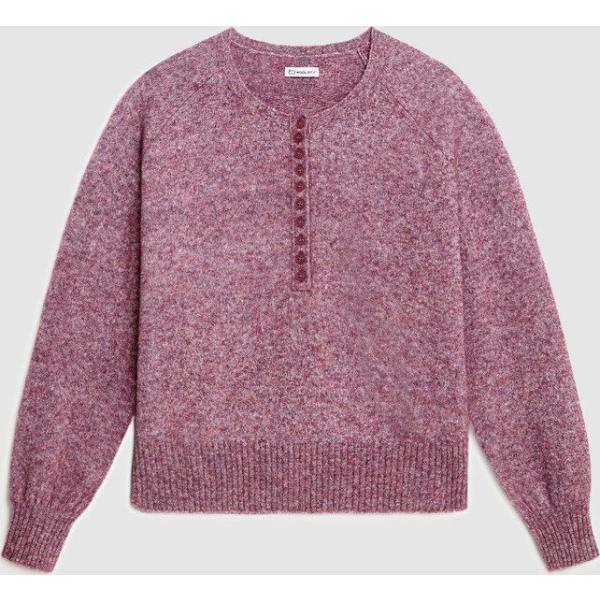 Maglione da donna con scollo in lana Woolrich | Bantoa