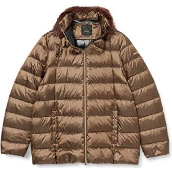 Parka mujer marrón Geox | Bantoa