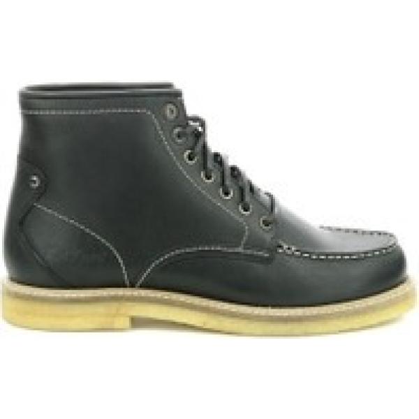 Botas hombre negro de tacón con lazos piel Kickers | Bantoa