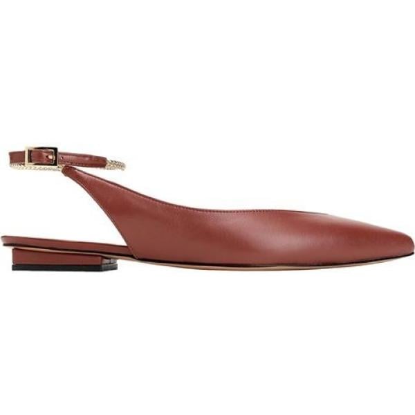 Ballerinas women brown pointy slingback 