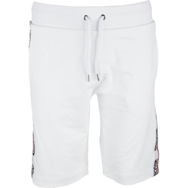 Bermuda da uomo in bianco con coulisse Moschino Underwear | Bantoa