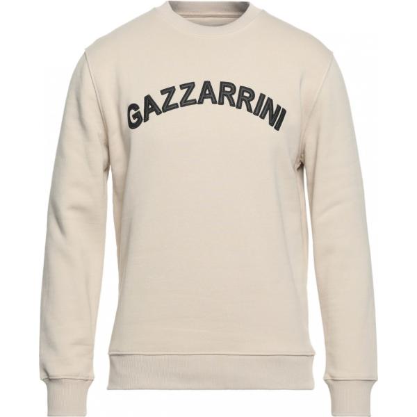 Felpa da uomo in beige girocollo a maniche lunghe in cotone Gazzarrini |  Bantoa