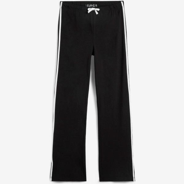 Pantaloni da donna in nero con coulisse Bpc Bonprix Collection | Bantoa